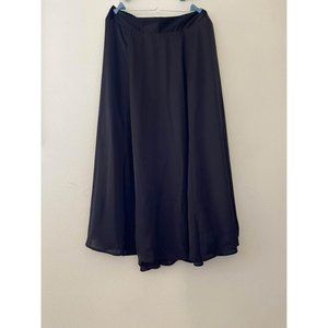Jessica London Black Flare Maxi Skirt 18W Large